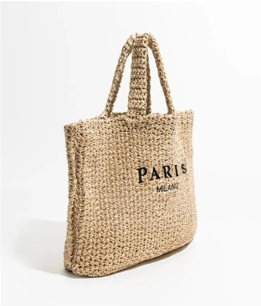 Crochet Paris Tote Bag