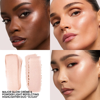 Major Glow Creme & Powder Light Reflecting Translucent Highlighter Duo