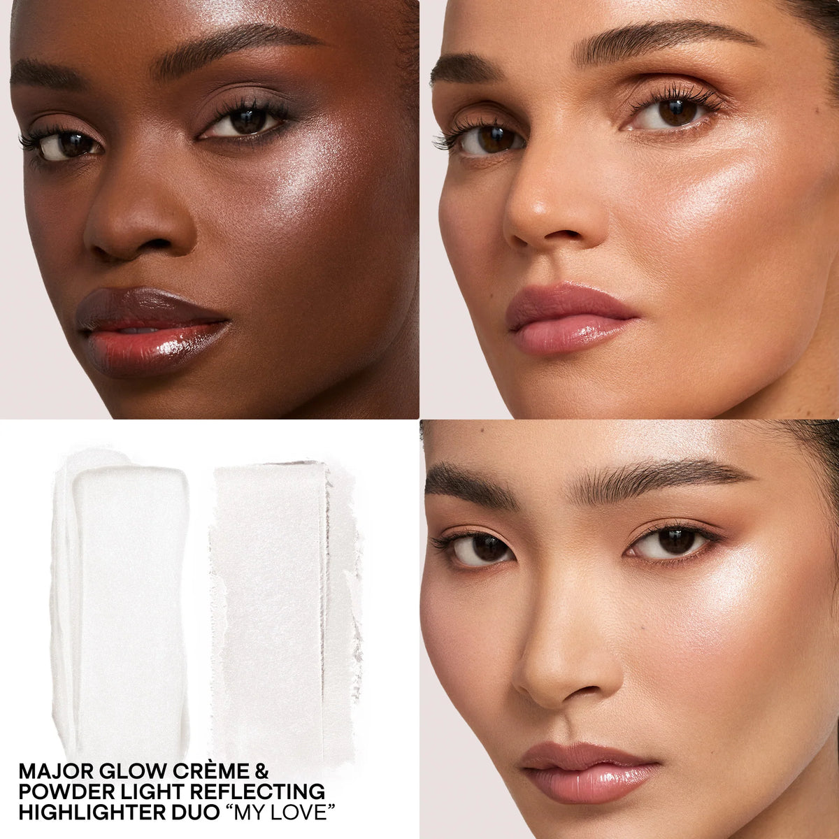 Major Glow Creme & Powder Light Reflecting Translucent Highlighter Duo