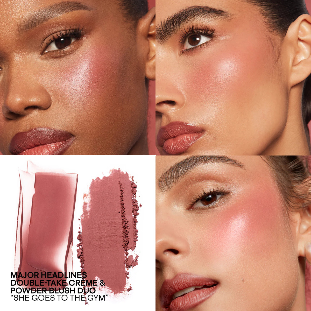 Major Headlines Double-Take Crème & Powder Blush Duo