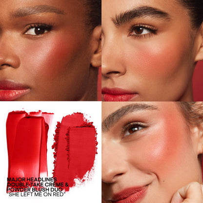 Major Headlines Double-Take Crème & Powder Blush Duo