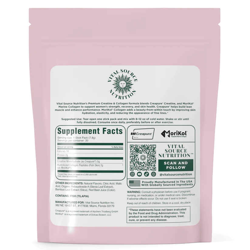 FleXi™ Creatine & Collagen Stick Packs