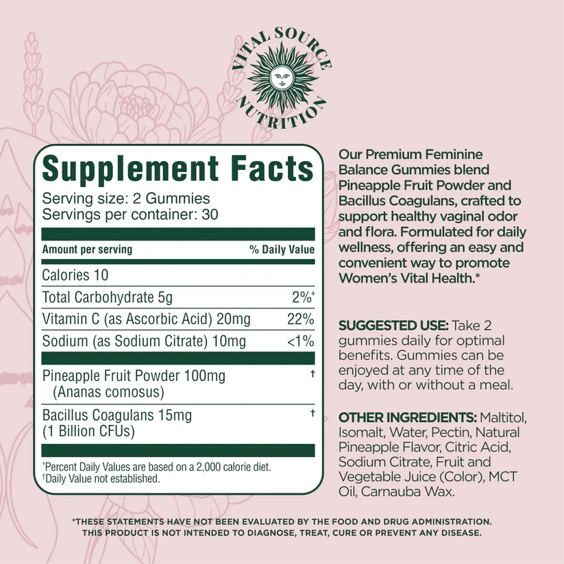 Feminine Balance Gummies