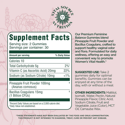 Feminine Balance Gummies
