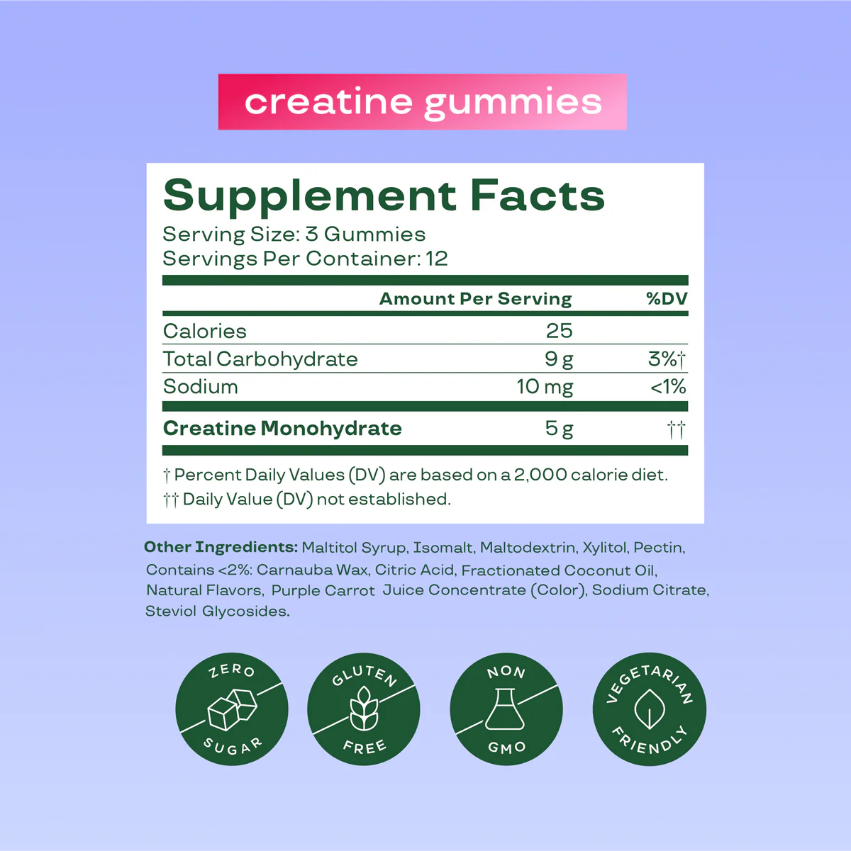Bloom Nutrition Creatine Gummies